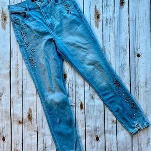 Express Bedazzled Jeans Size 6R